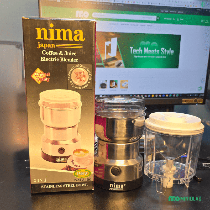 Nima Machine Nima 𝟮 𝗶𝗻 𝟭 𝗕𝗹𝗲𝗻𝗱𝗲𝗿 & Grinder – Nima Japan ( Original Product ...
